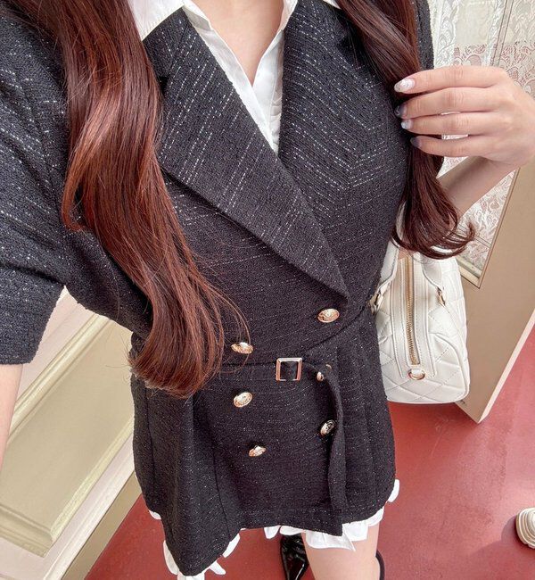  「【ohana企画】ジャケットミニワンピース」|その他|