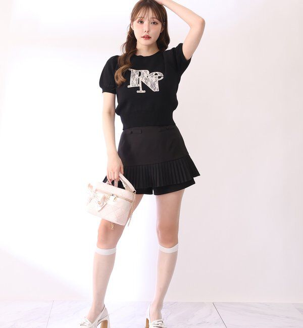  「【SMサイズ展開あり】細プリーツスカパン」|スカート|