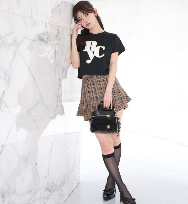  「【SMサイズ展開あり】細プリーツスカパン」|スカート|