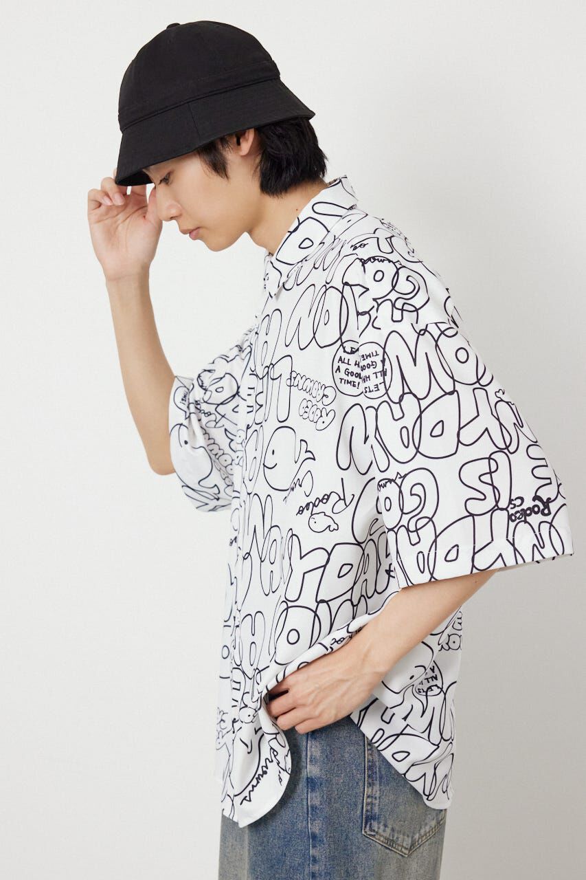 RODEO CROWNS「ドローイングホエールシャツ」|シャツ・ブラウス|