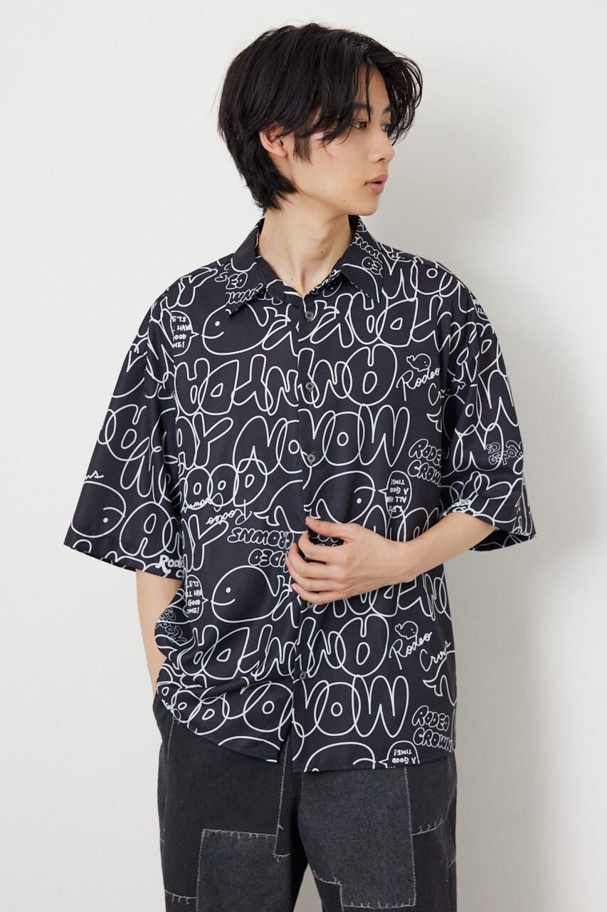 RODEO CROWNS「ドローイングホエールシャツ」|シャツ・ブラウス|