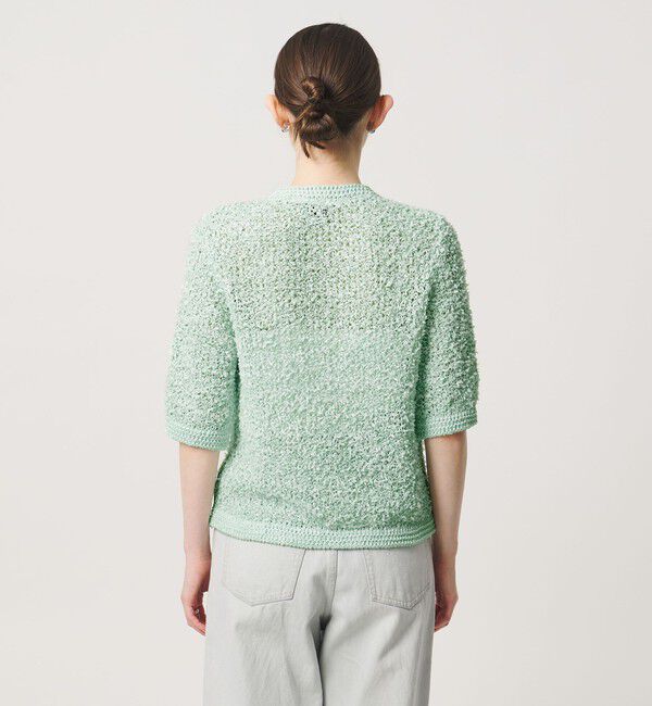 UNITED ARROWS「YTM 7分袖 カラー ミックス カーディガン」|カーディガン|