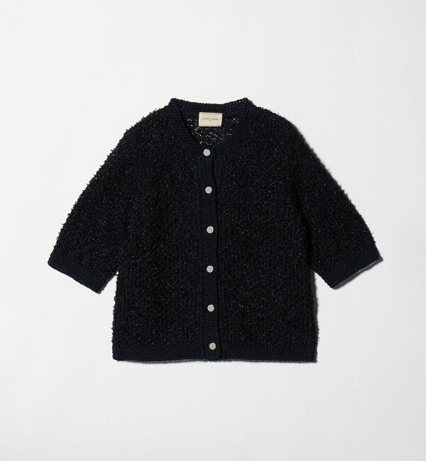 UNITED ARROWS「YTM 7分袖 カラー ミックス カーディガン」|カーディガン|