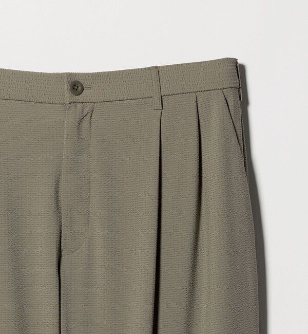 UNITED ARROWS「DotAir ドットエア サッカー ヘムコード 2プリーツ パンツ　吸水速乾」|その他|