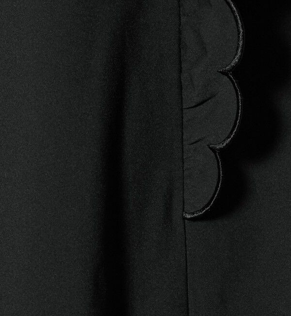 UNITED ARROWS「スカラップ フリル オールインワン パンツ ‐はっ水 UVカット 防しわ ウォッシャブル‐」|オールインワン|