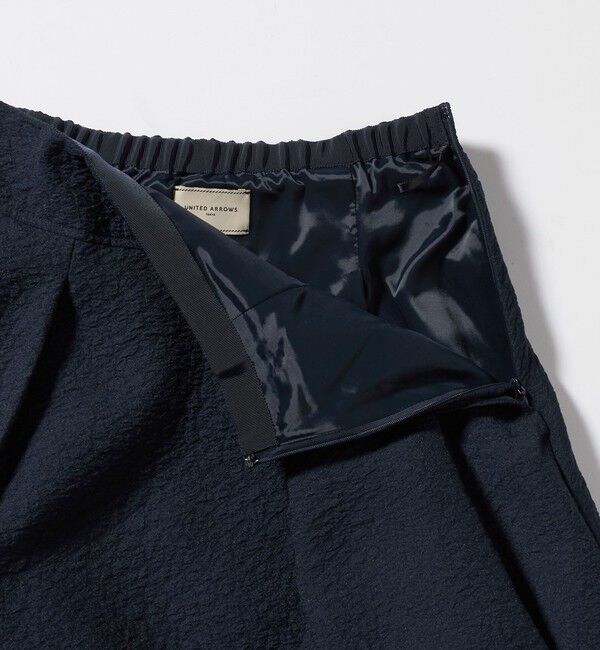 UNITED ARROWS「オーガンジー ジャガード フレアスカート ‐ウォッシャブル‐」|フレア|