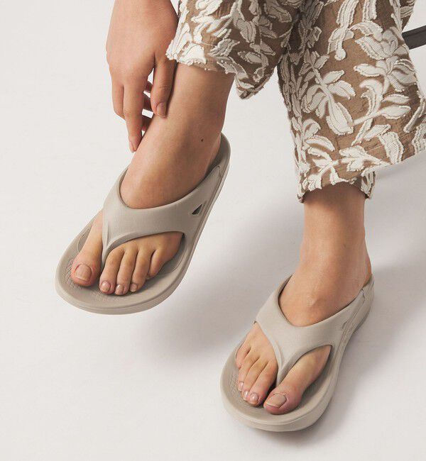 UNITED ARROWS green label relaxing「【WEB限定】＜OOFOS＞OOriginal / オリジナル」|サンダル|BEIGE