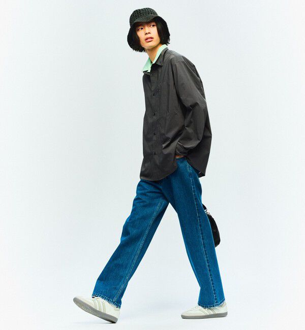 UNITED ARROWS green label relaxing「WONDER CLOTH ボックス シルエット 長袖 シャツ -ストレッチ・接触冷感・吸水速乾-」|シャツ・ブラウス|