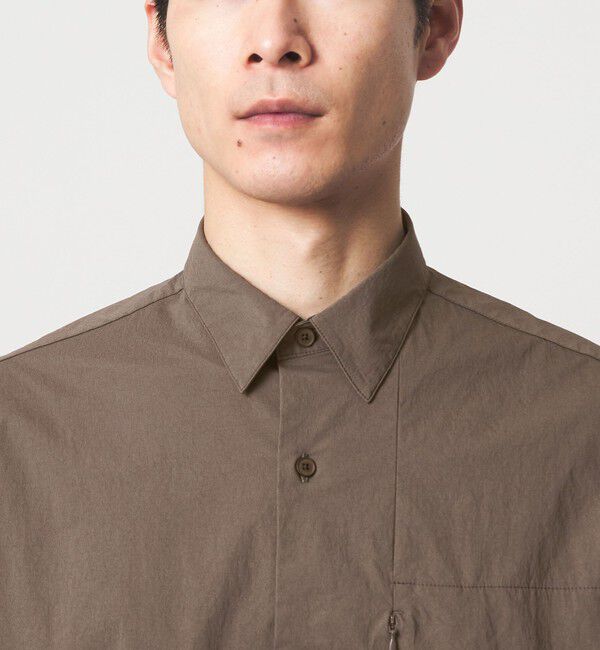 UNITED ARROWS green label relaxing「WONDER CLOTH ボックス シルエット 長袖 シャツ -ストレッチ・接触冷感・吸水速乾-」|シャツ・ブラウス|