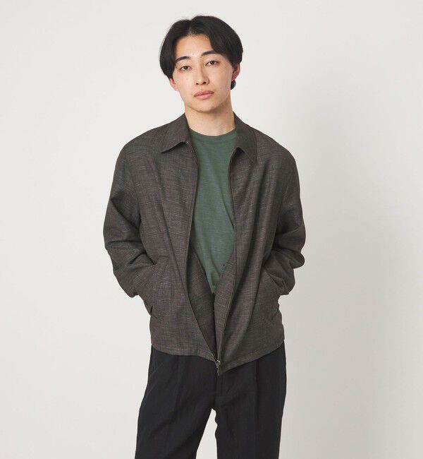 UNITED ARROWS green label relaxing「ウールナイロン テーラード クルーネック Tシャツ ウールT」|Tシャツ・カットソー|