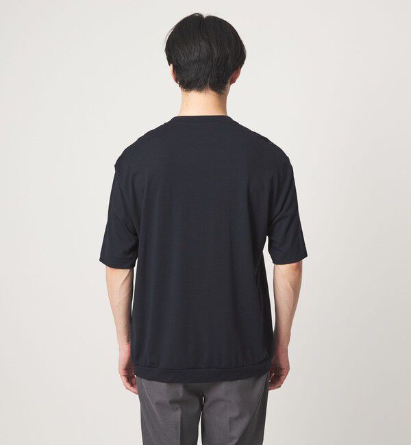 UNITED ARROWS green label relaxing「ウールナイロン テーラード クルーネック Tシャツ ウールT」|Tシャツ・カットソー|