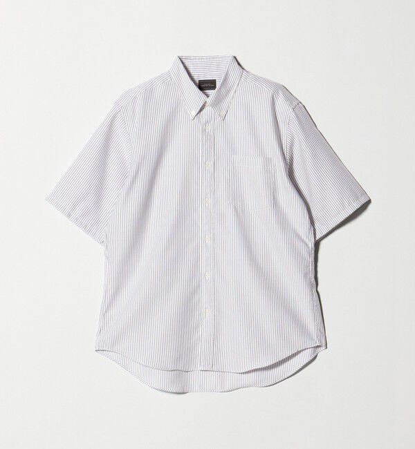 UNITED ARROWS green label relaxing「W/R オックス ボタンダウン 半袖 シャツ」|シャツ・ブラウス|