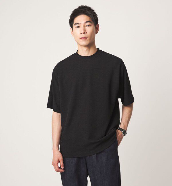 UNITED ARROWS green label relaxing「【WEB限定】JUST fit ピケ パイル 半袖 Tシャツ -吸水速乾・UVカット-」|Tシャツ・カットソー|