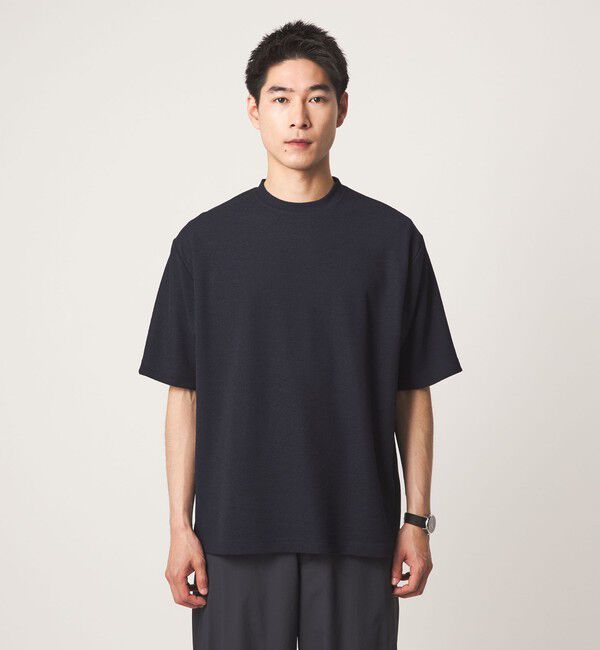 UNITED ARROWS green label relaxing「【WEB限定】JUST fit ピケ パイル 半袖 Tシャツ -吸水速乾・UVカット-」|Tシャツ・カットソー|