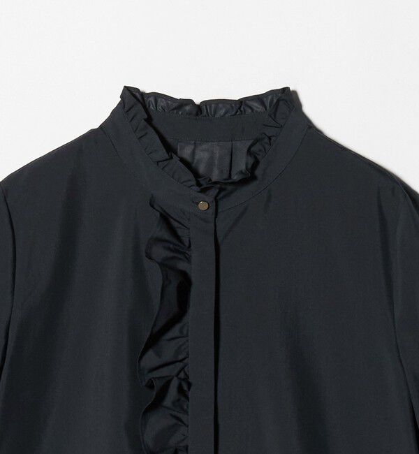 UNITED ARROWS green label relaxing「フリル ディテール ショートスリーブ ブラウス」|シャツ・ブラウス|