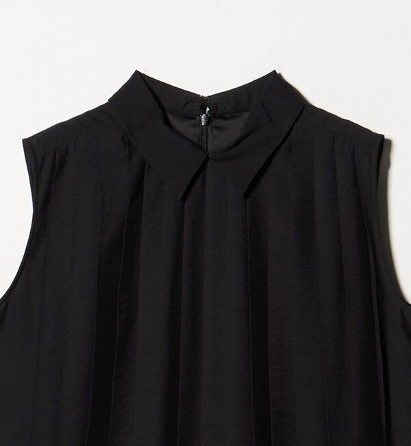 UNITED ARROWS green label relaxing「エリツキ プリーツ ノースリーブ ワンピース」|ワンピース|