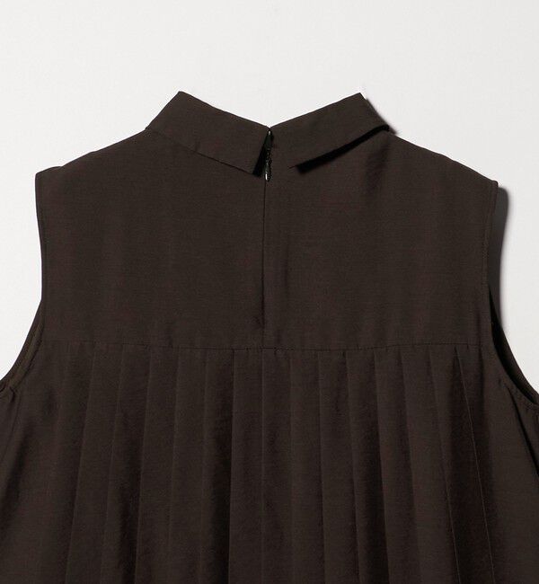 UNITED ARROWS green label relaxing「エリツキ プリーツ ノースリーブ ワンピース」|ワンピース|