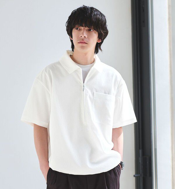 UNITED ARROWS green label relaxing「【別注】＜Marmot＞ハーフジップ 半袖 シャツ -はっ水-」|シャツ・ブラウス|