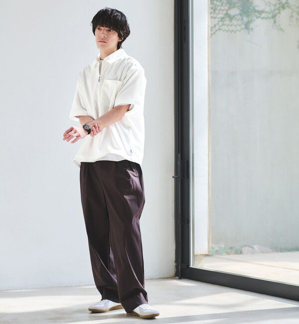 UNITED ARROWS green label relaxing「【別注】＜Marmot＞ハーフジップ 半袖 シャツ -はっ水-」|シャツ・ブラウス|