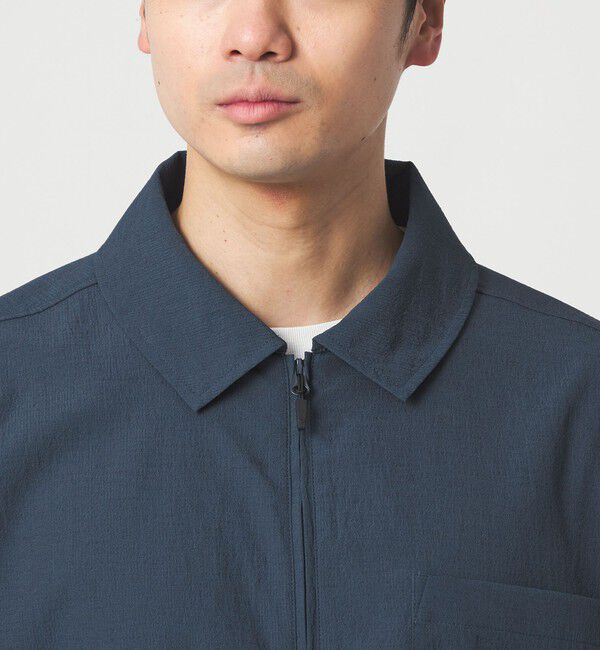 UNITED ARROWS green label relaxing「【別注】＜Marmot＞ハーフジップ 半袖 シャツ -はっ水-」|シャツ・ブラウス|