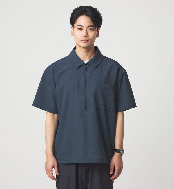 UNITED ARROWS green label relaxing「【別注】＜Marmot＞ハーフジップ 半袖 シャツ -はっ水-」|シャツ・ブラウス|