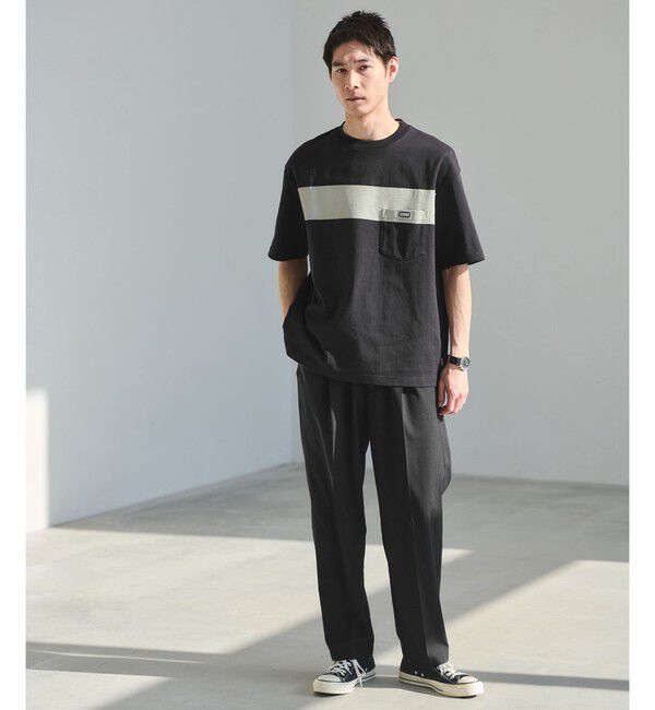 UNITED ARROWS green label relaxing「【別注】＜CHUMS＞GLR ライン ポケット 半袖 Tシャツ」|Tシャツ・カットソー|