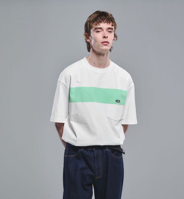 UNITED ARROWS green label relaxing「【別注】＜CHUMS＞GLR ライン ポケット 半袖 Tシャツ」|Tシャツ・カットソー|その他1