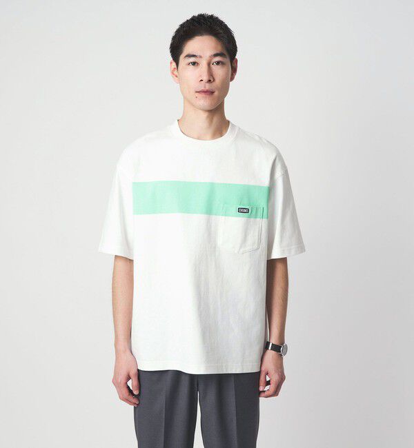 UNITED ARROWS green label relaxing「【別注】＜CHUMS＞GLR ライン ポケット 半袖 Tシャツ」|Tシャツ・カットソー|