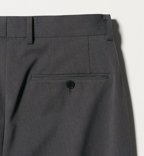 BEAUTY&YOUTH UNITED ARROWS「アルガン トロ 1プリーツ テーパード スラックス NO.7 ストレッチ」|チノ|