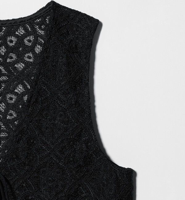 BEAUTY&YOUTH UNITED ARROWS「コードレース ショートベスト」|ベスト・ジレ|