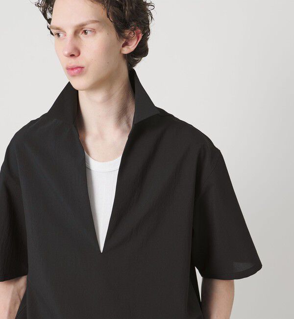 MONKEY TIME「RENU TROシリーズ ディープ Vネック シャツ -セットアップ対応-」|シャツ・ブラウス|