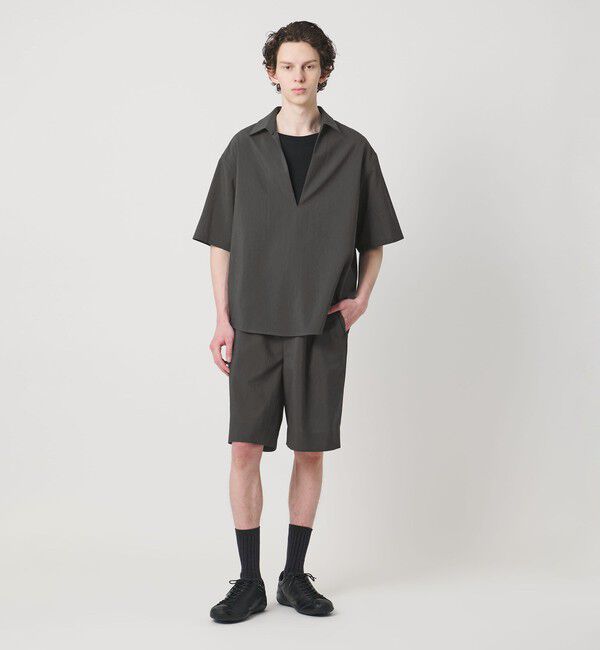 MONKEY TIME「RENU TROシリーズ ディープ Vネック シャツ -セットアップ対応-」|シャツ・ブラウス|