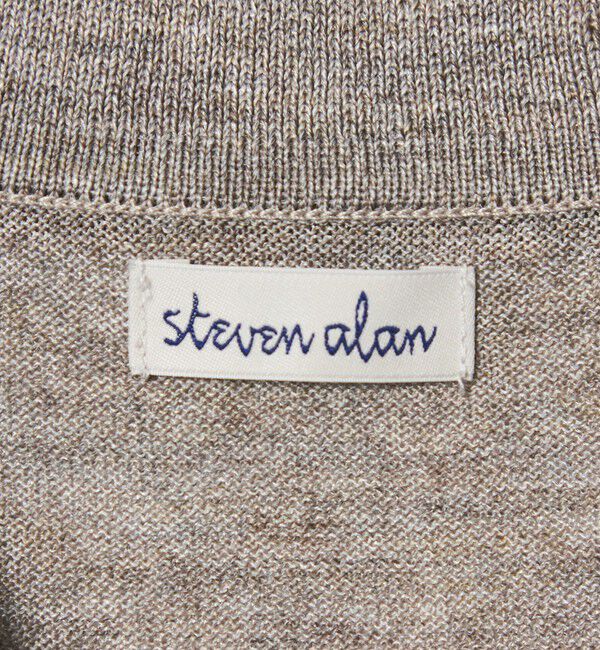 STEVEN ALAN「＜Steven Alan＞ 14G ラミー 2B ショートスリーブ ポロシャツ」|ニット・セーター|
