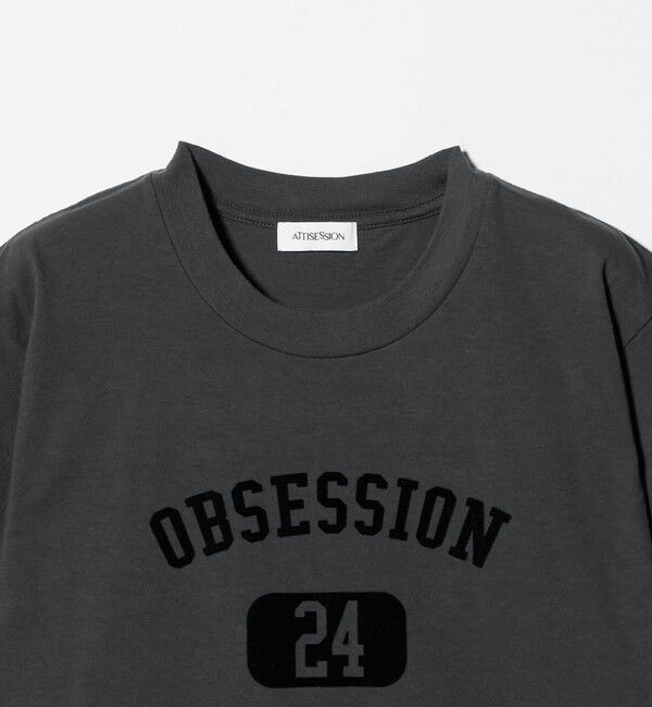 ATTISESSION「＜ATTISESSION＞OBSESSION フロッキーロゴ Tシャツ」|Tシャツ・カットソー|