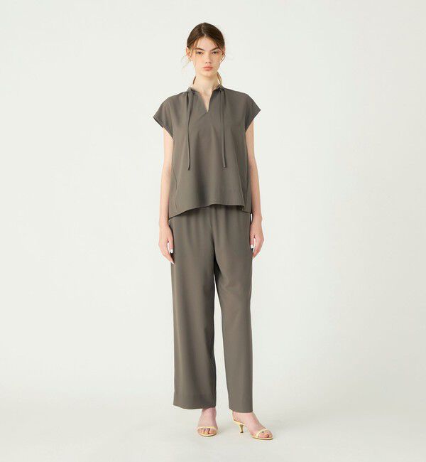 Ballsey「【WEB先行予約】サブレジョーゼット ギャザーワイドパンツ」|その他|