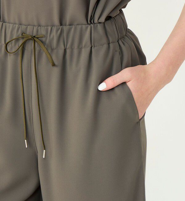 Ballsey「【WEB先行予約】サブレジョーゼット ギャザーワイドパンツ」|その他|