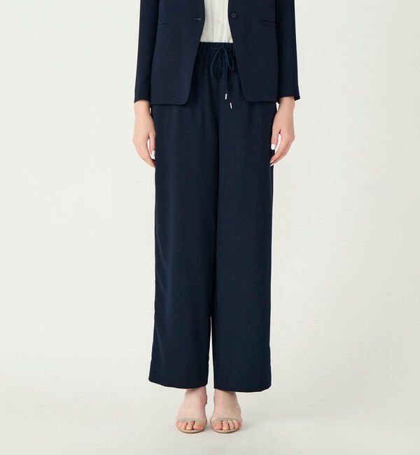 Ballsey「【WEB先行予約】サブレジョーゼット ギャザーワイドパンツ」|その他|