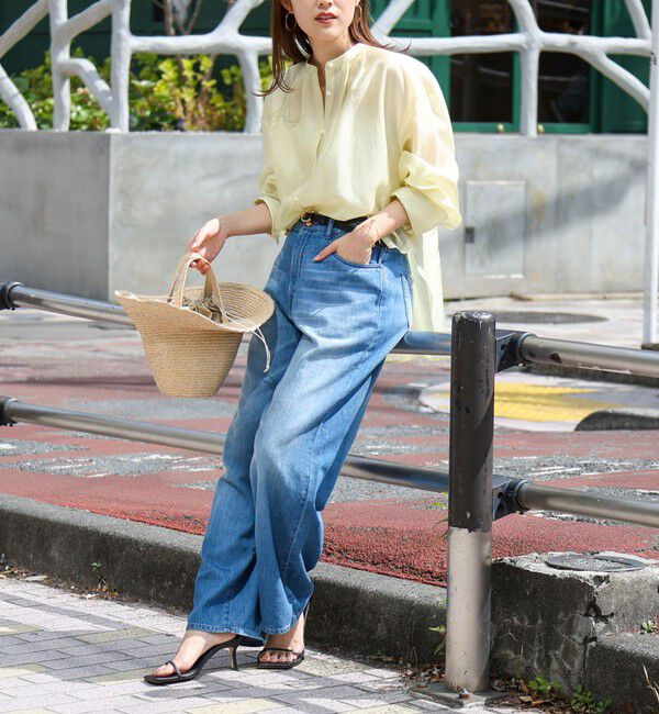 NOLLEY'S「ウォッシャブルサイドボタンシアーブラウス」|シャツ・ブラウス|