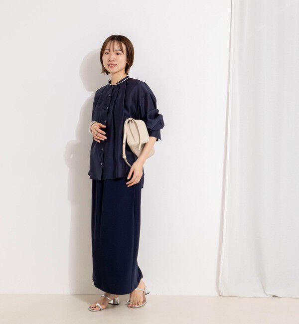 NOLLEY'S「ウォッシャブルサイドボタンシアーブラウス」|シャツ・ブラウス|