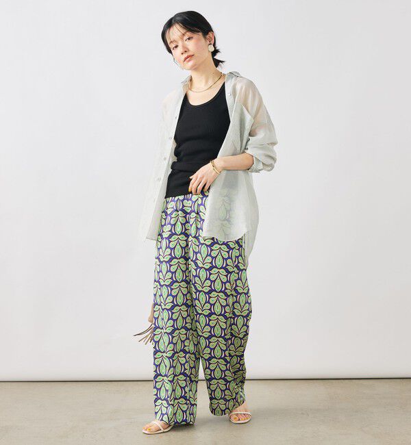 NOLLEY'S「ウォッシャブルバティックプリントイージーパンツ」|その他|