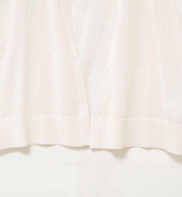 NOLLEY'S「《手洗い可能》コットンセルロース2WAYリラックスカーデ」|カーディガン|