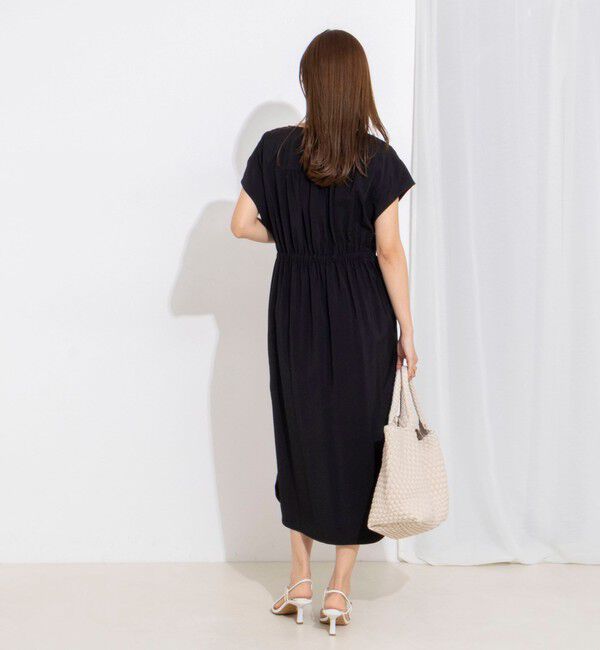 NOLLEY'S「ウォッシャブル前タックワンピース」|ワンピース|