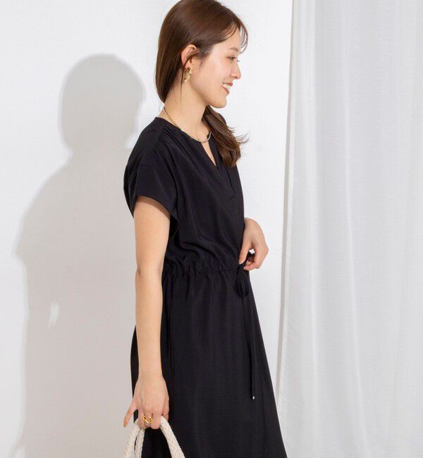 NOLLEY'S「ウォッシャブル前タックワンピース」|ワンピース|