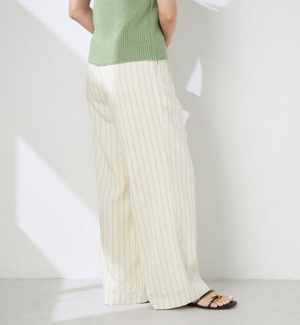 NOLLEY'S sophi「ウォッシャブルストライプタックパンツ」|その他|
