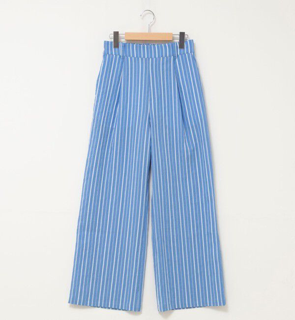 MAQWEL「【MAQWEL/マクウェル】ウォッシャブルストライプパンツ」|チノ|