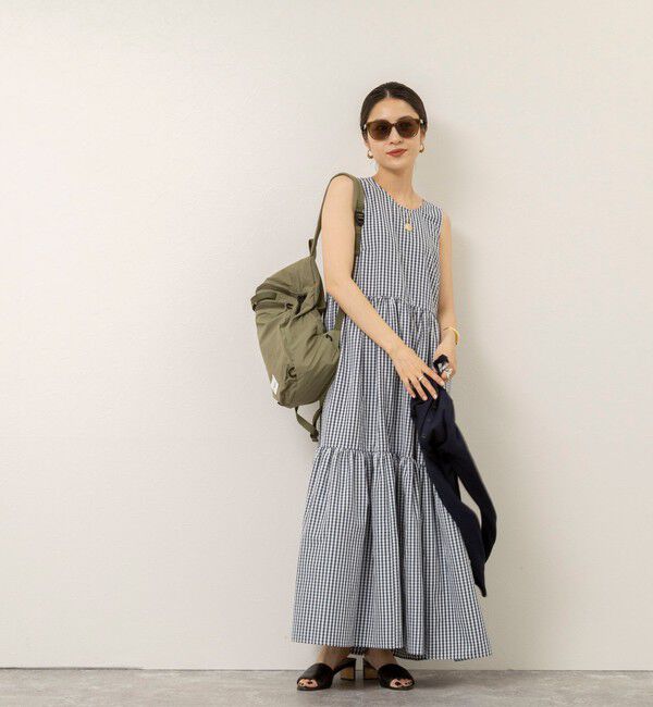 MAQWEL「【MAQWEL/マクウェル】ウォッシャブルチェックワンピース」|ワンピース|