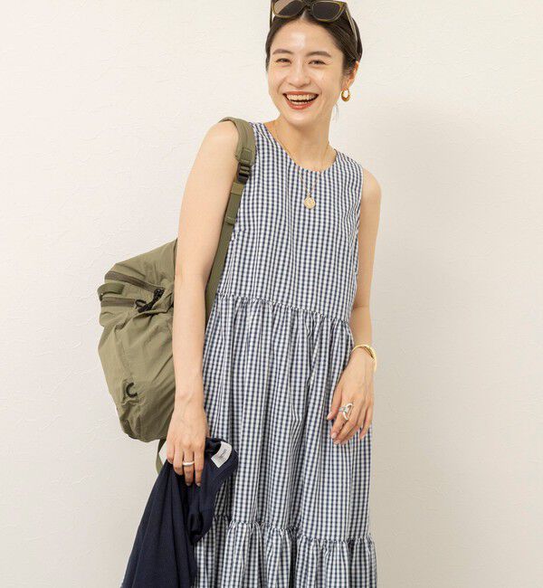 MAQWEL「【MAQWEL/マクウェル】ウォッシャブルチェックワンピース」|ワンピース|