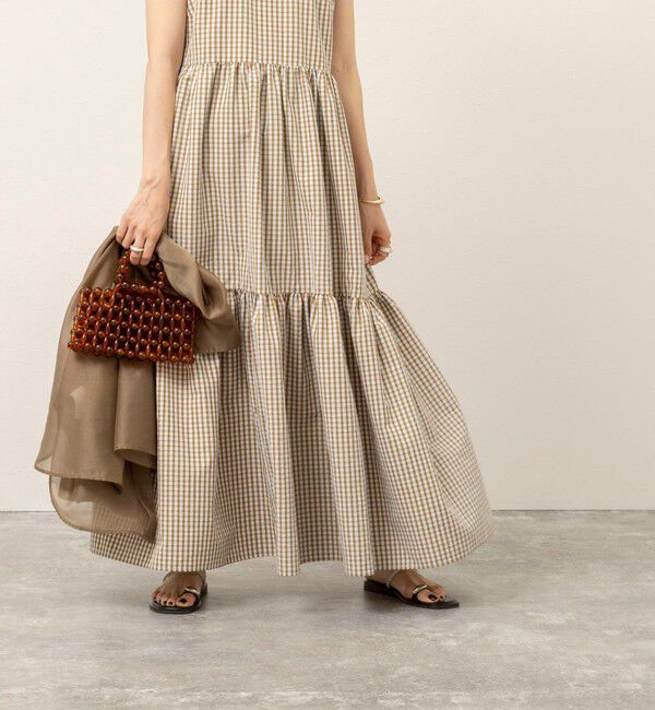 MAQWEL「【MAQWEL/マクウェル】ウォッシャブルチェックワンピース」|ワンピース|