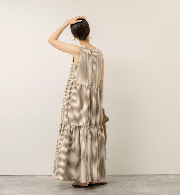 MAQWEL「【MAQWEL/マクウェル】ウォッシャブルチェックワンピース」|ワンピース|