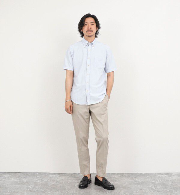 NOLLEY'S goodman「《ビジカジ対応》綿麻COOLMAX イージーパンツ 26SS」|チノ|